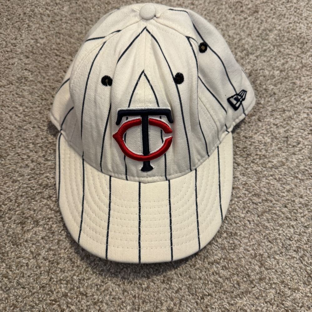 New Era vintage Minnesota Twins 59FIFTY 50th Anniversary‎ Pinstripe Fitted Hat